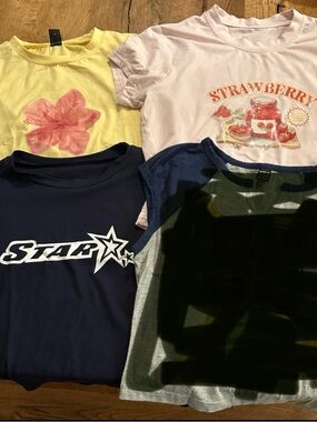 SHEIN lot of 3 short sleeved graphic tees medium